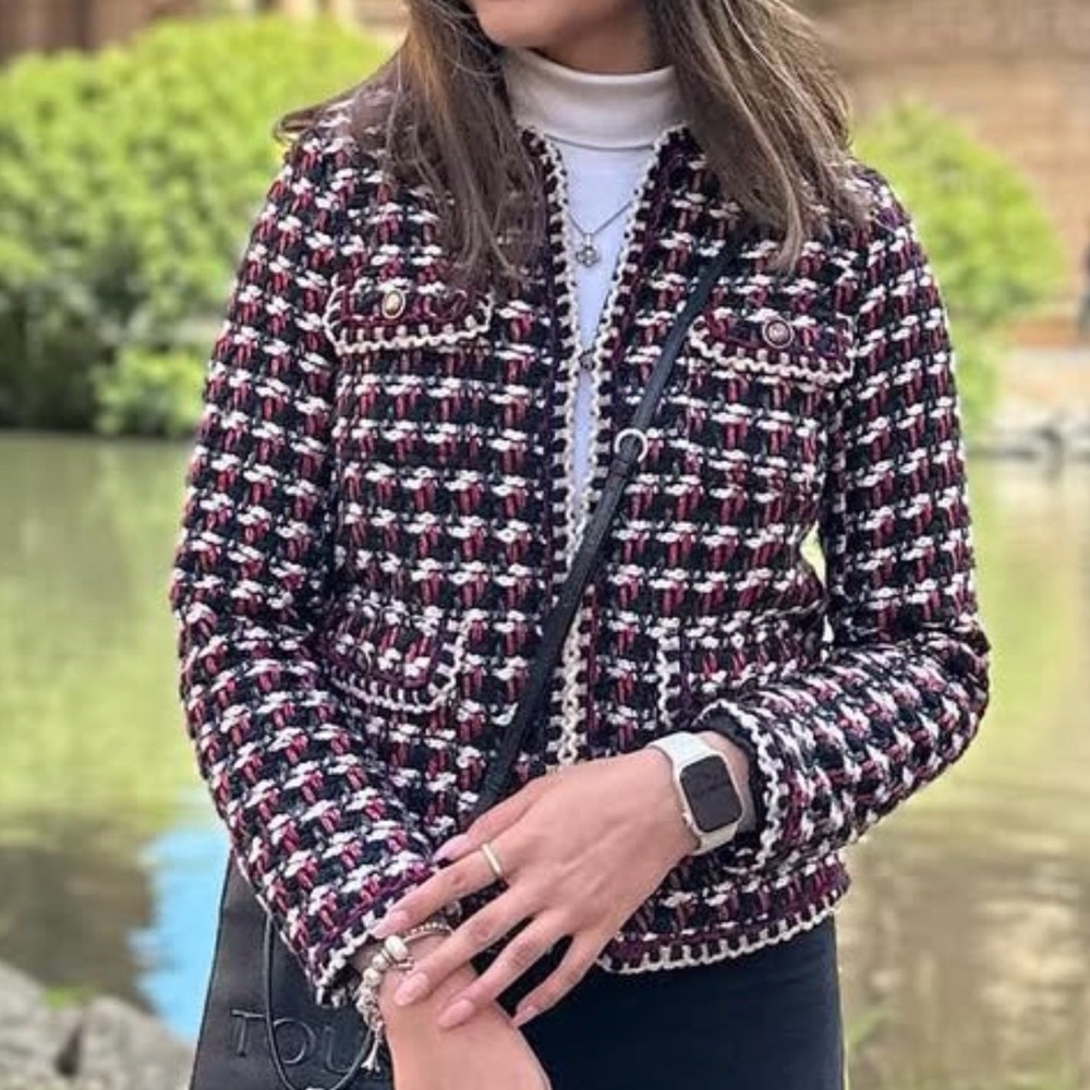 Zara Tweed Short Blazer